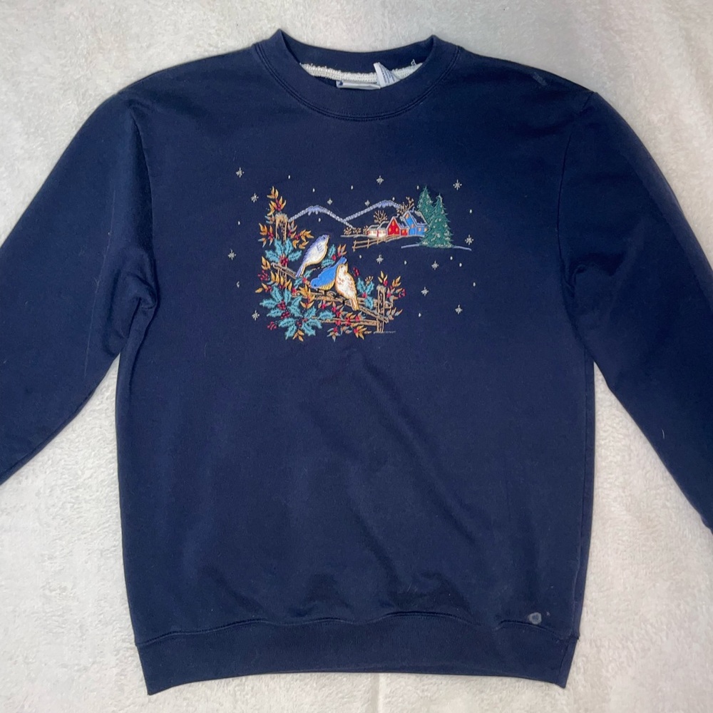 Vintage bollie brooks Christmas holiday sweater